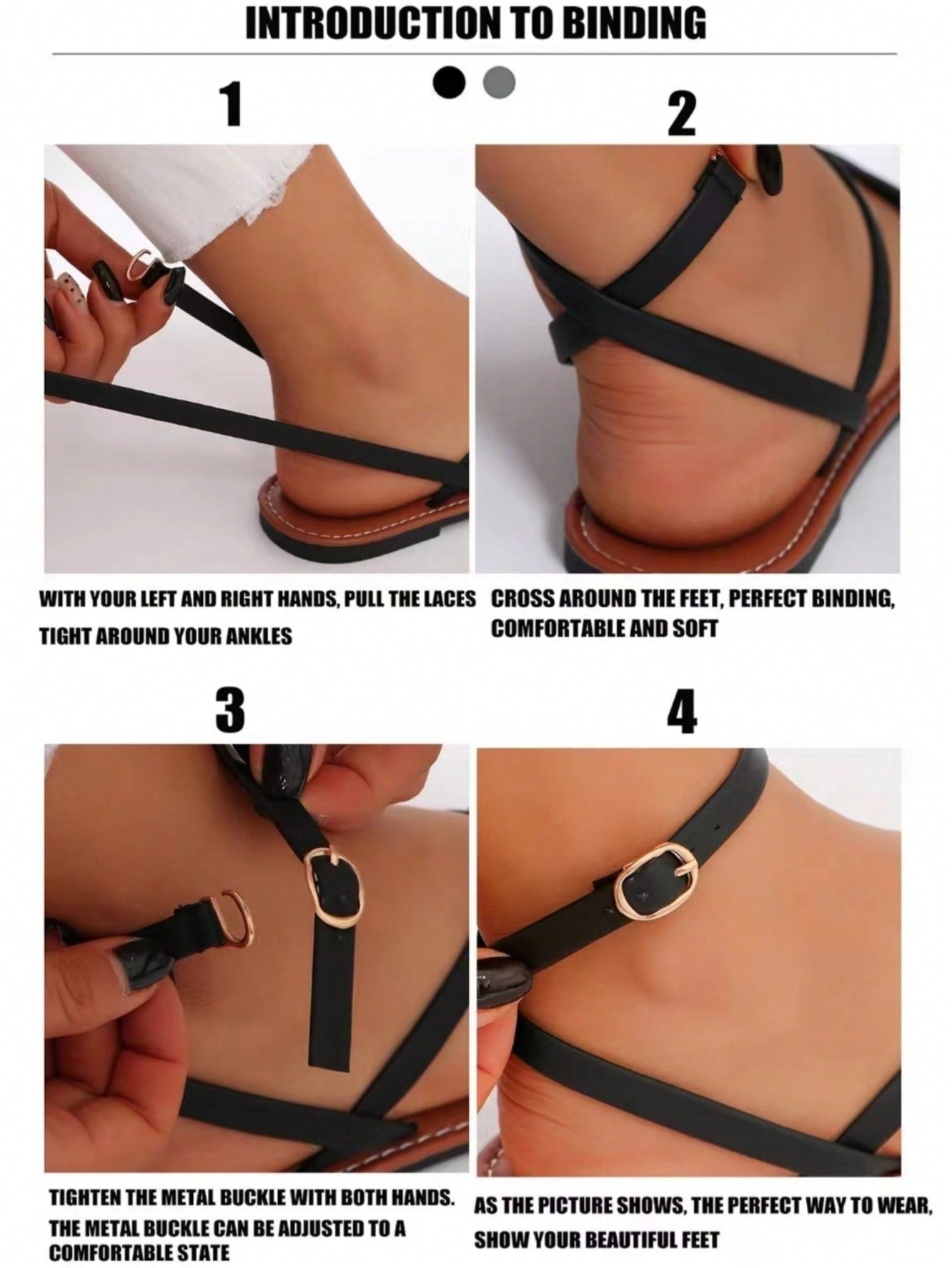 Women's flat open-toe slide sandals with criss cross straps and soft sole, styled for beach vacation outfits and dresses.