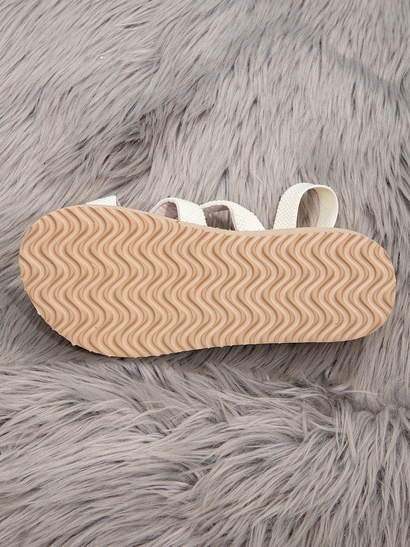 Women's slip-on woven-style platform wedge sandals with contrast mesh detail, mid heel, and casual beach design.