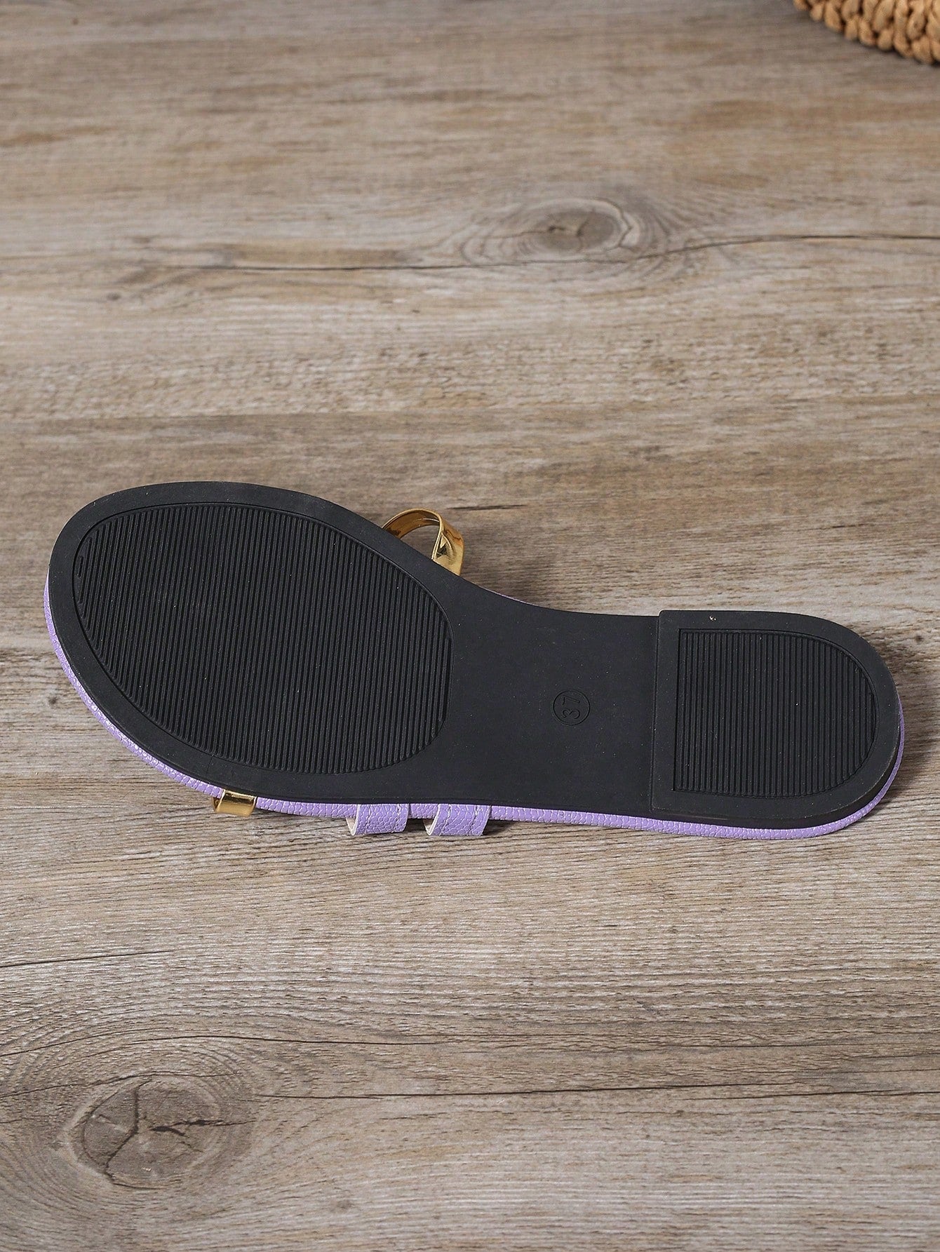 Women's yellow open-toe flat slide sandals featuring a cut-out design and textured plain pattern for casual beach and daily wear.
