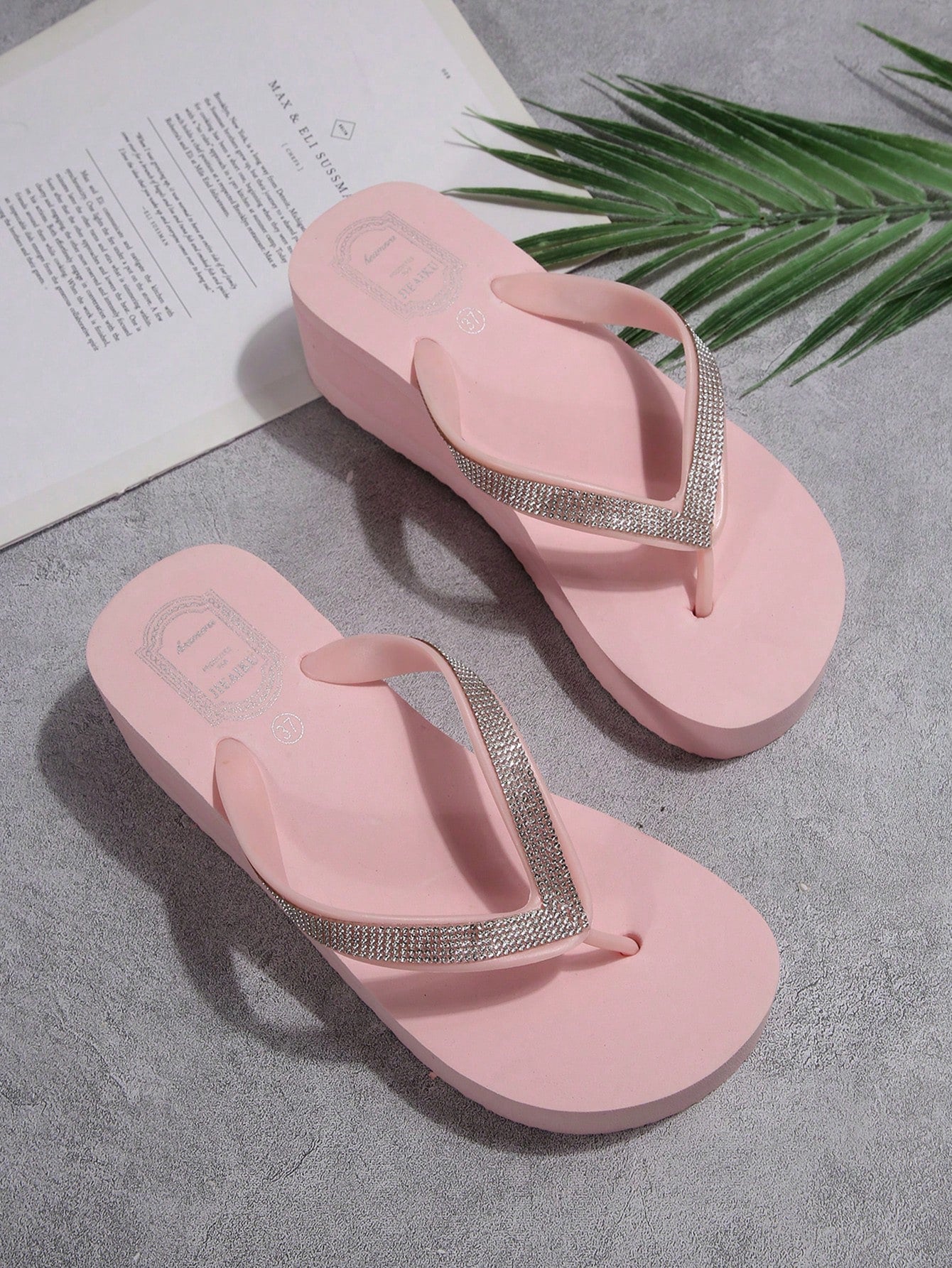 Women's casual platform wedge slide sandals with floral decor and a thick sole, designed for outdoor summer wear.