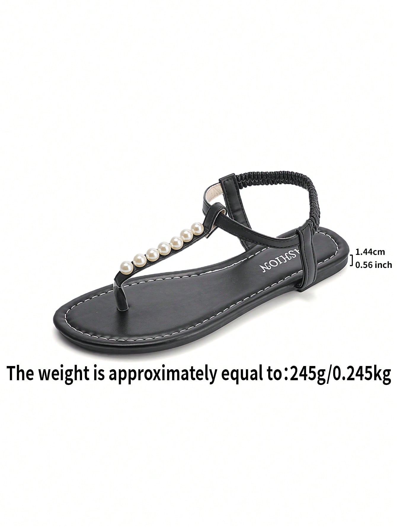 Women’s Roman style strap slide sandals with flat sole, buckle detail, and round toe, designed as casual slip-on beach and outdoor sandals.