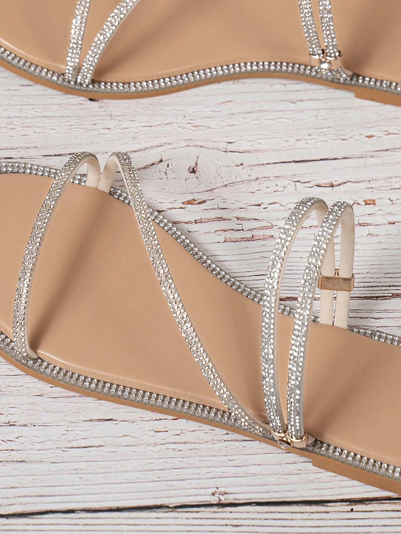 Women's flat open-toe sandals featuring braided multi-strap detailing in a solid color, designed for everyday wear, beach outings, parties, and summer events.