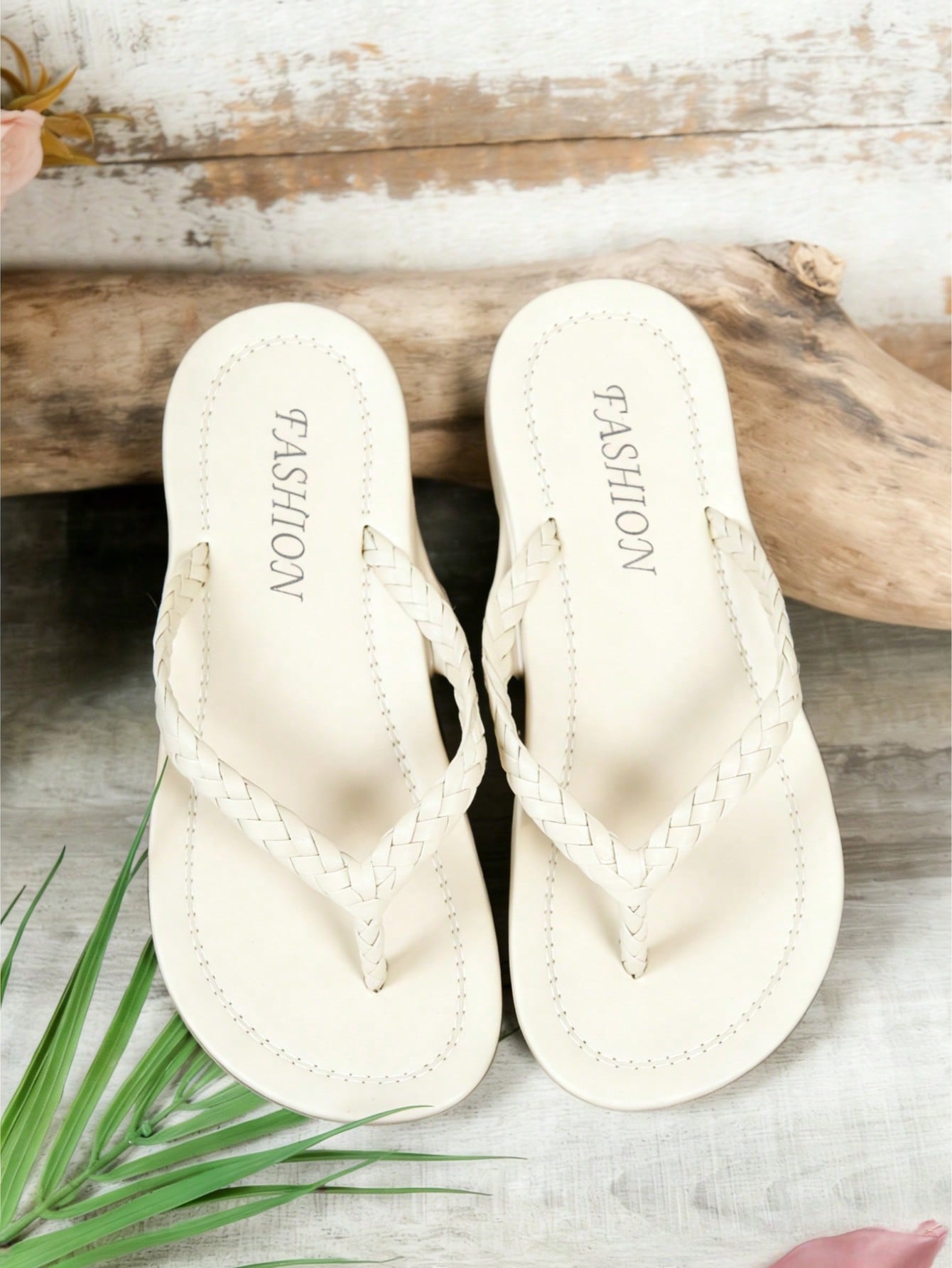Women’s lace-up flat slingback sandals with braided detail and open toe, designed for casual daily wear, commuting, vacation, and beach use.