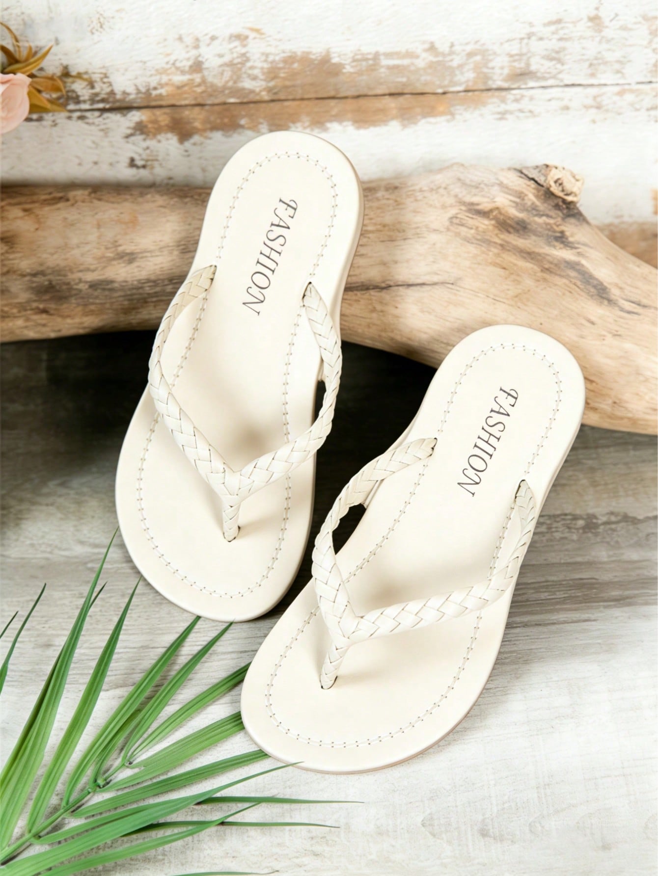 Women’s lace-up flat slingback sandals with braided detail and open toe, designed for casual daily wear, commuting, vacation, and beach use.